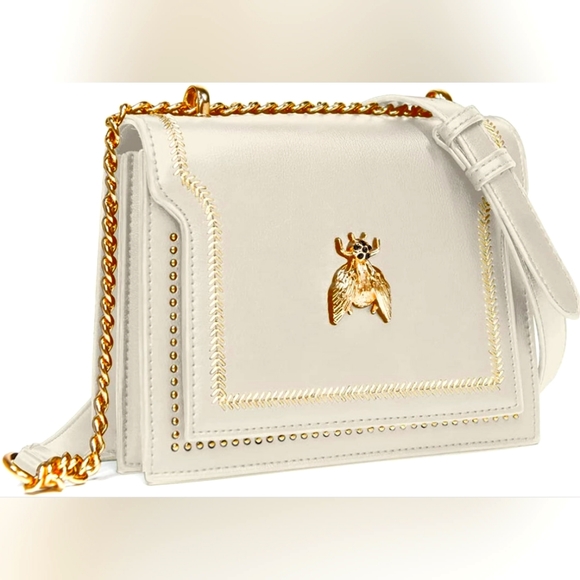 Esme Small Crossbody Bag with Chain Strap - Picture 4 of 4